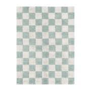 Tapis lavable en coton bleu 160x120 cm Tiles - Lorena Canals