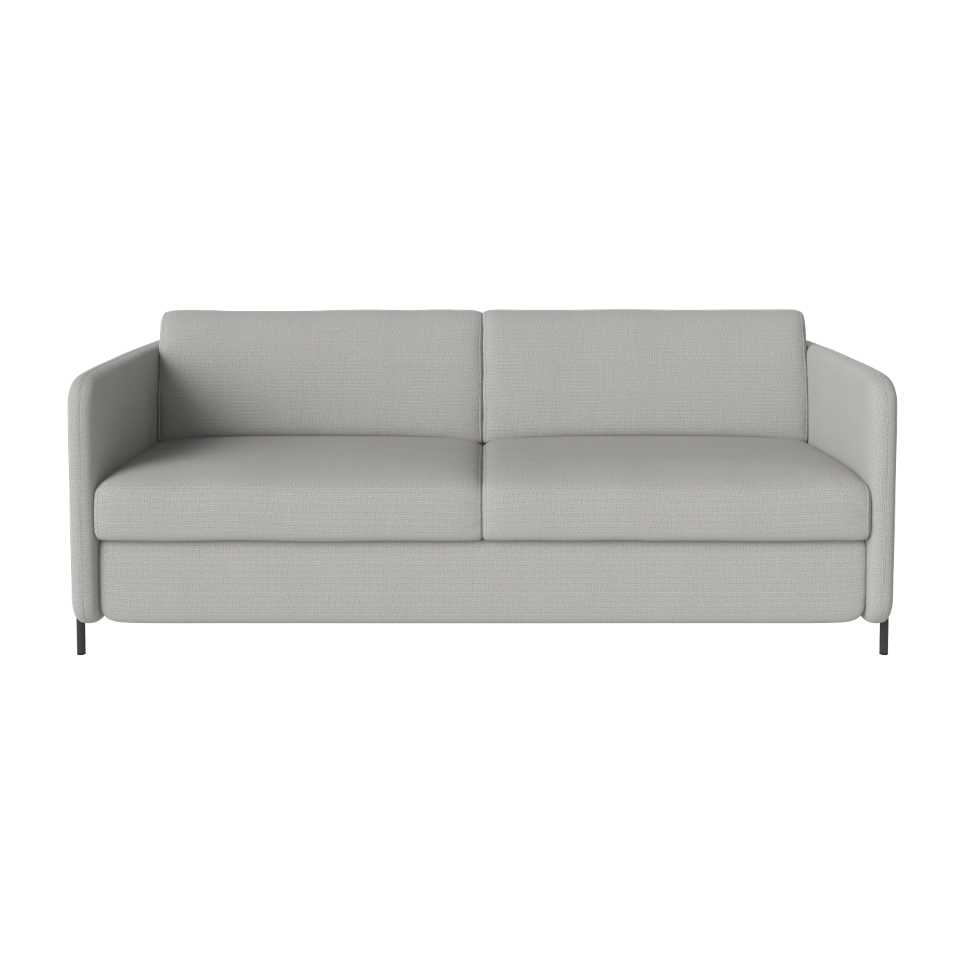 3-sitziges Schlafsofa aus Ascot-Stoff gris clair Pira -. Bolia