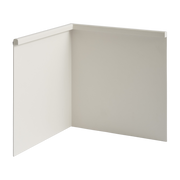 Lampe de table d'angle en métal blanc crème LBM - Hay