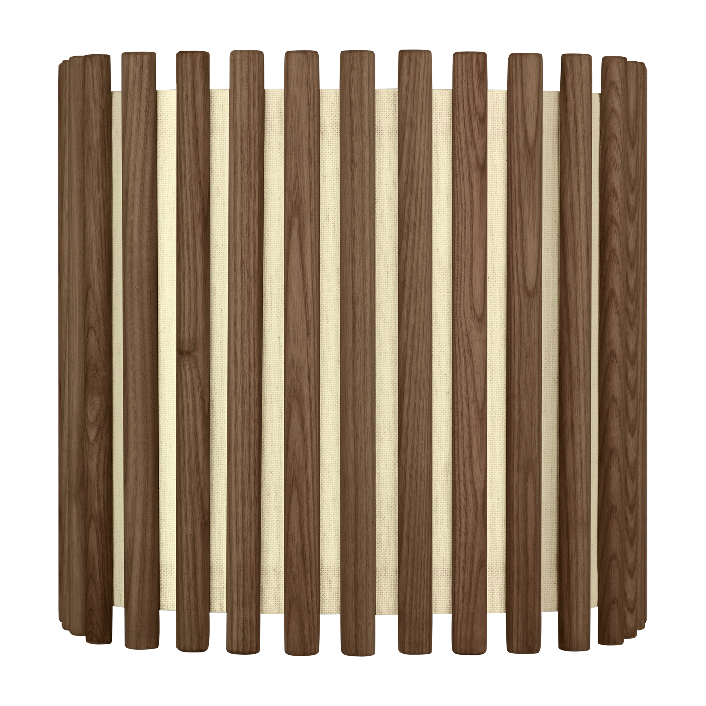 Lampenschirm aus dunkler Eiche 27, 5 x 27, 5 cm Komorebi -. UMAGE