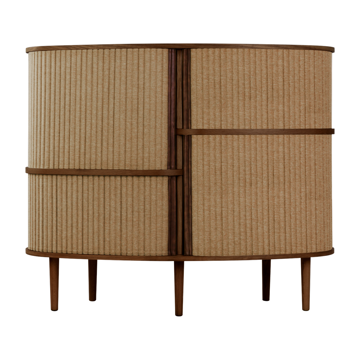 Sideboard aus dunkler Eiche und Braun 50 x 100 cm Audacious -. UMAGE