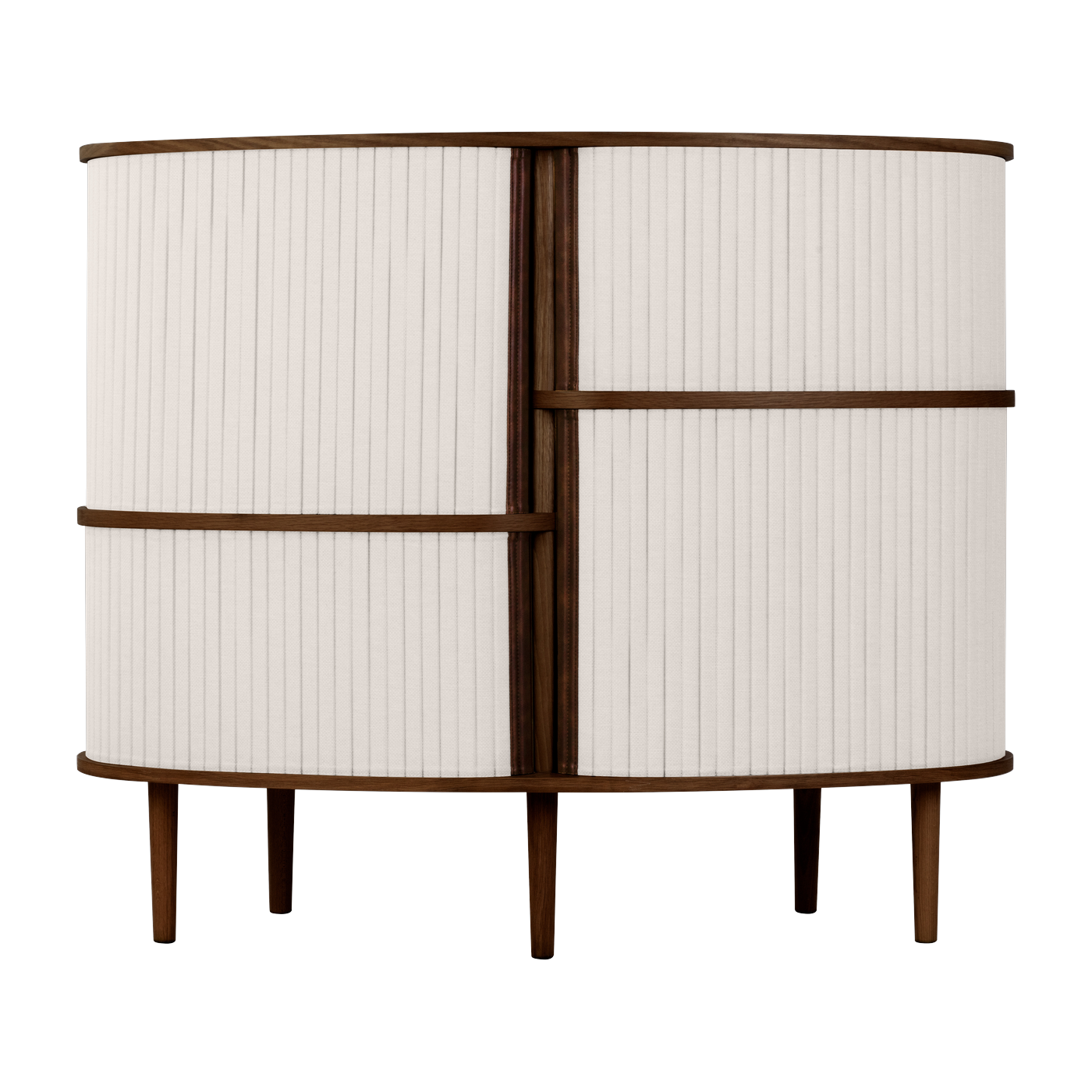 Credenza in rovere scuro e bianco 50 x 100 cm Audacious - UMAGE