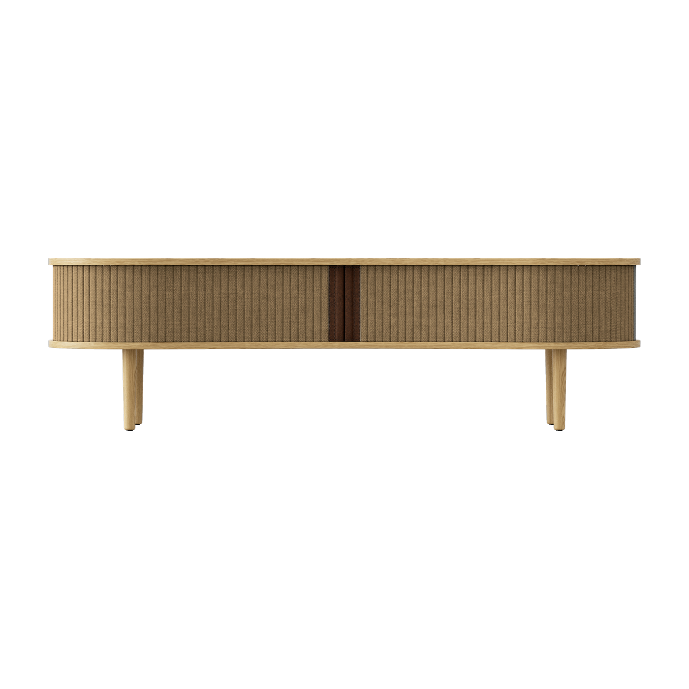 Supporto per televisore in rovere beige naturale 40 x 140 cm Audacious - UMAGE