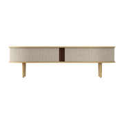Natural white oak television stand 40 x 140 cm Audacious - UMAGE