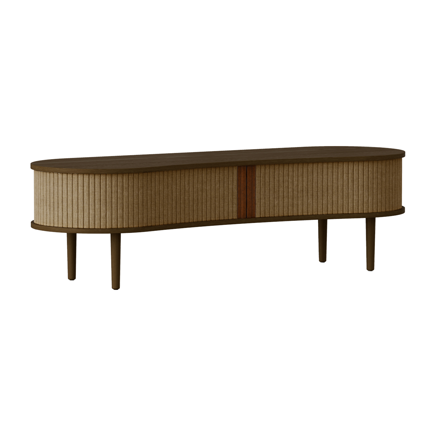 Supporto per televisore in rovere beige scuro 40 x 140 cm Audacious - UMAGE
