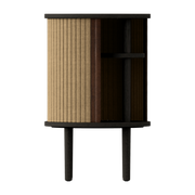 Beistelltisch aus schwarzer und beiger Eiche 59, 3 x 38 cm Audacious -. UMAGE
