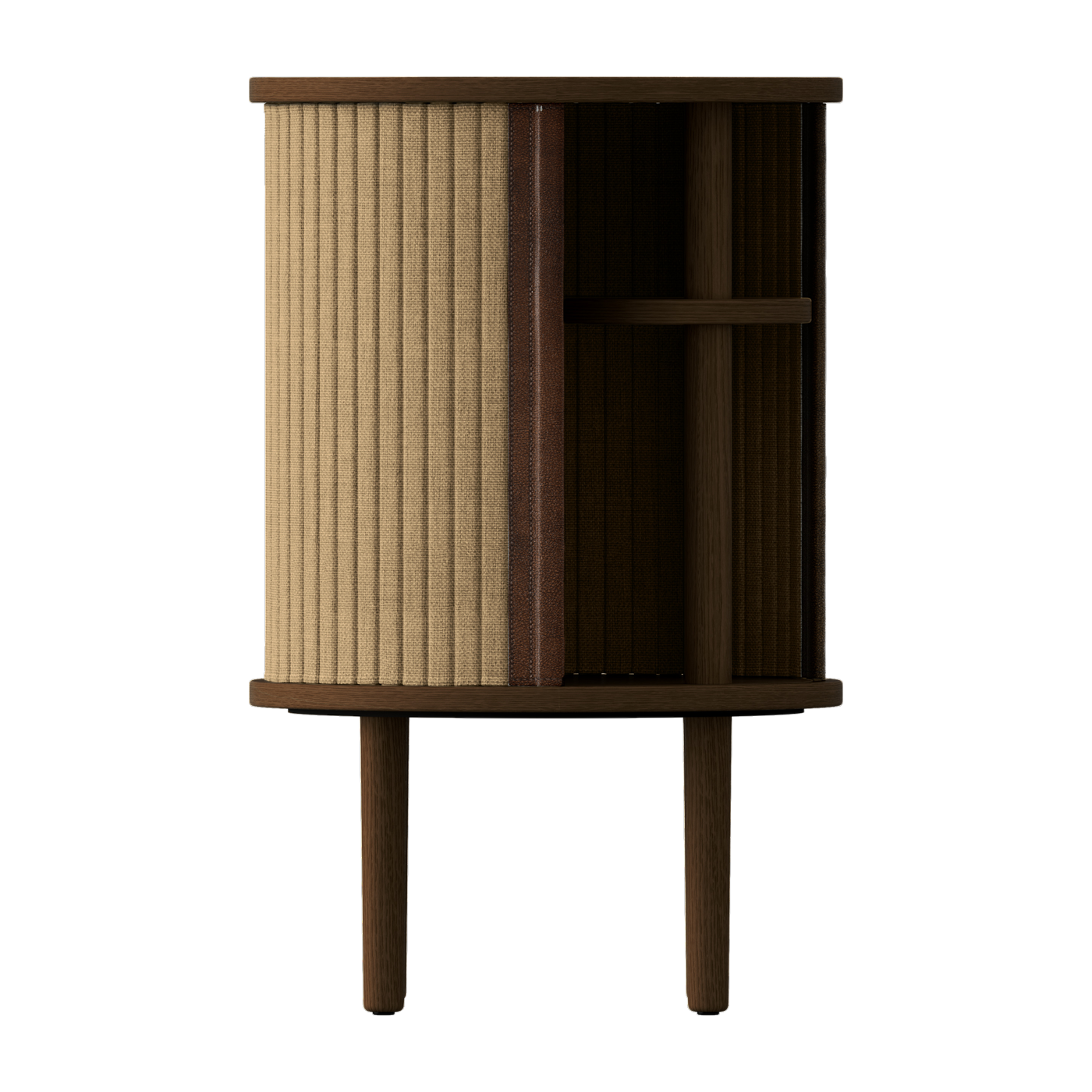 Mesa auxiliar de roble beige oscuro 59, 3 x 38 cm Audacious - UMAGE
