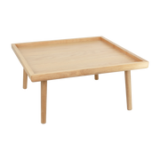 Table basse carrée en chêne naturel 71 x 40 cm Lounge Around - UMAGE