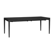 Heart'n'Soul mesa extensible rectangular de roble negro 200/300 x 90 cm - UMAGE