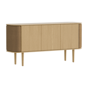 Buffet en chêne naturel marron 75 x 43 cm Treasures - UMAGE
