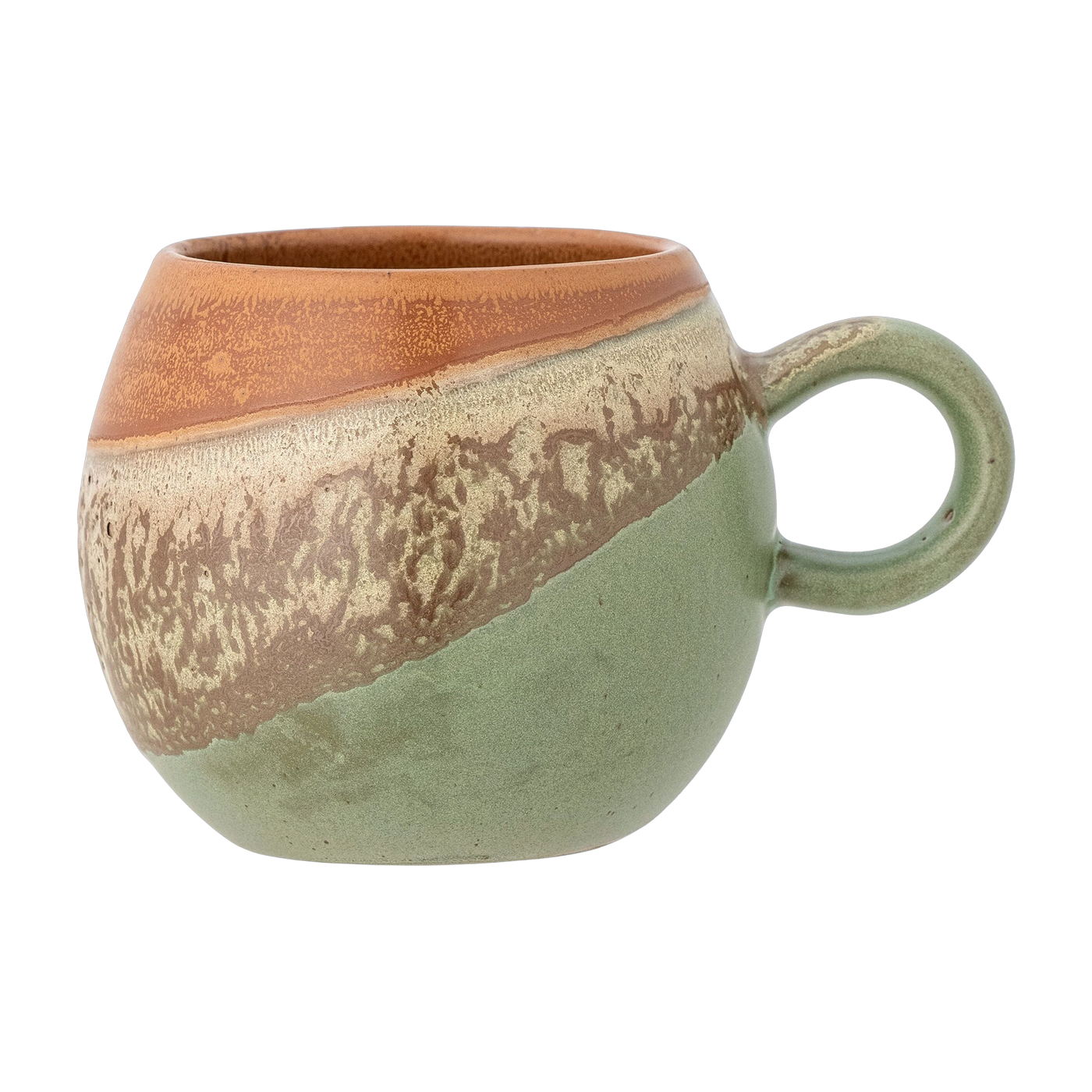 Tazza in grès verde e marrone Paula - Bloomingville