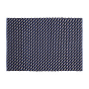 Blauer Wollteppich 240 x 170 cm Channel -. HAY
