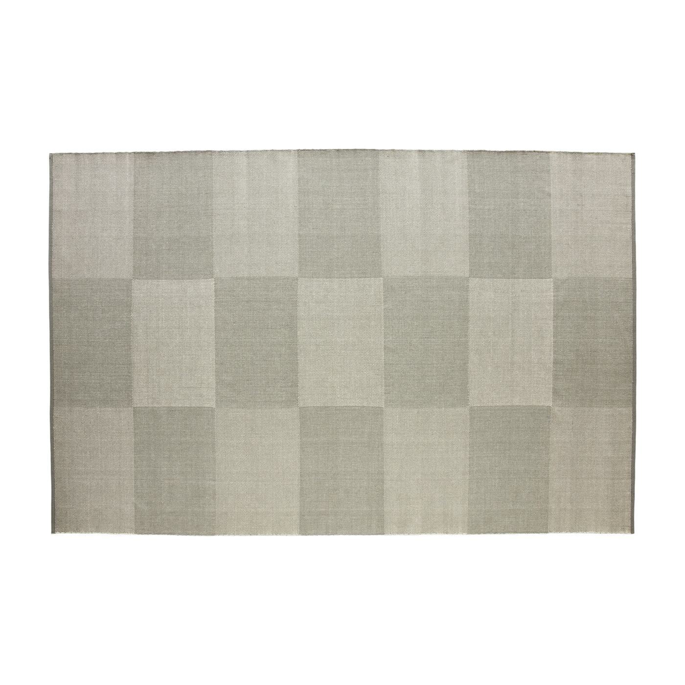 Alfombra de lana gris 300 x 200 cm Check - HAY