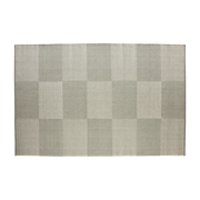 Grauer Wollteppich 300 x 200 cm Check -. HAY