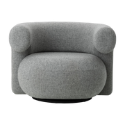 Fauteuil pivotant en tissu hallingdal 0110 Burra - Normann Copenhagen