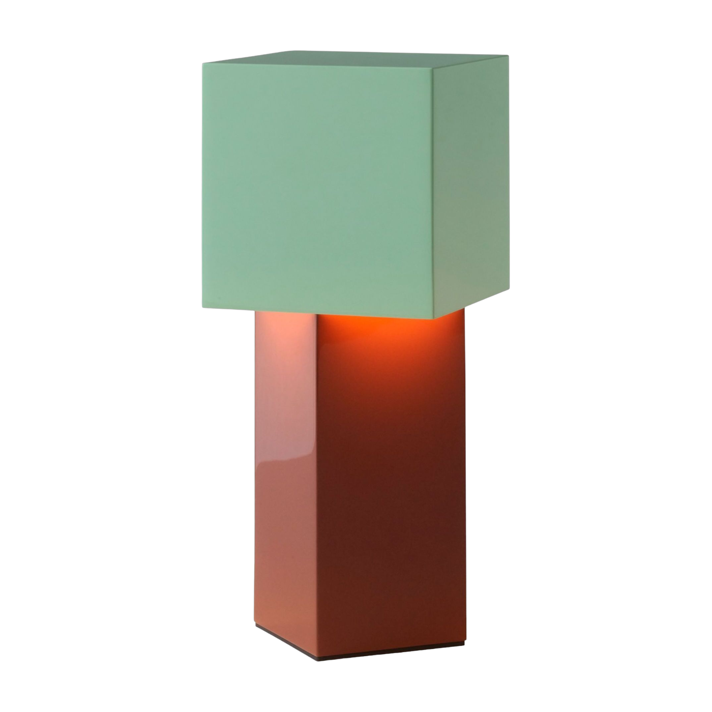 Lampe portable en acier poli rusty mint Pivot ATD7 - &tradition