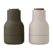 2 macinini per sale e pepe in ceramica verde e beige Bottle Grinder - Audo