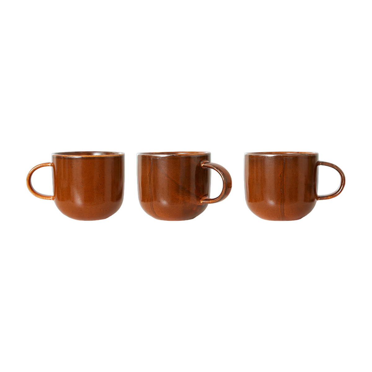 Kaffeetasse aus Porzellan in Brandorange - HKLIVING