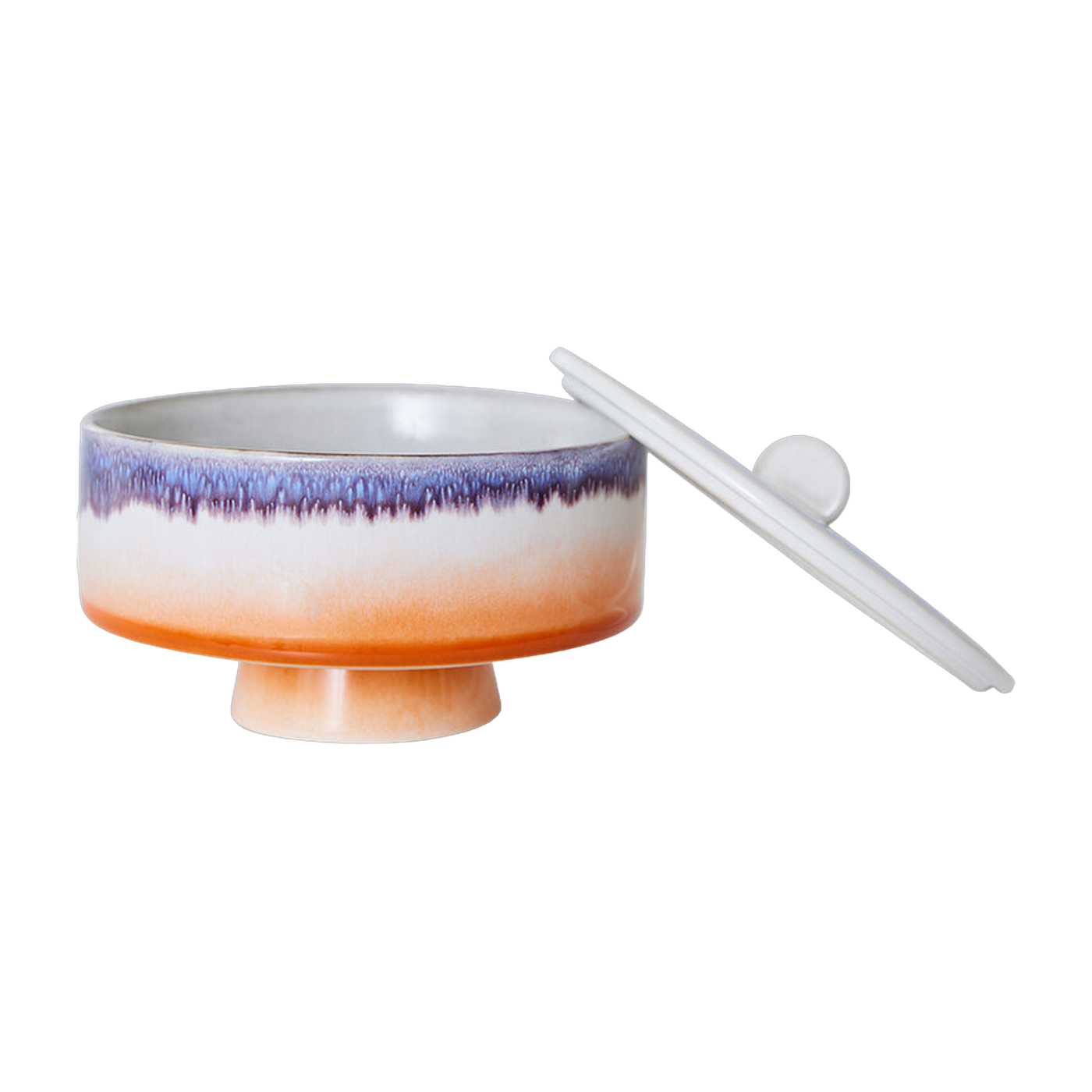 Bol à bonbons en céramique mauve Vaisselle 70's - HKliving