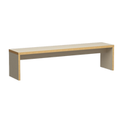 Banc en bois crème 180x40cm - HKliving