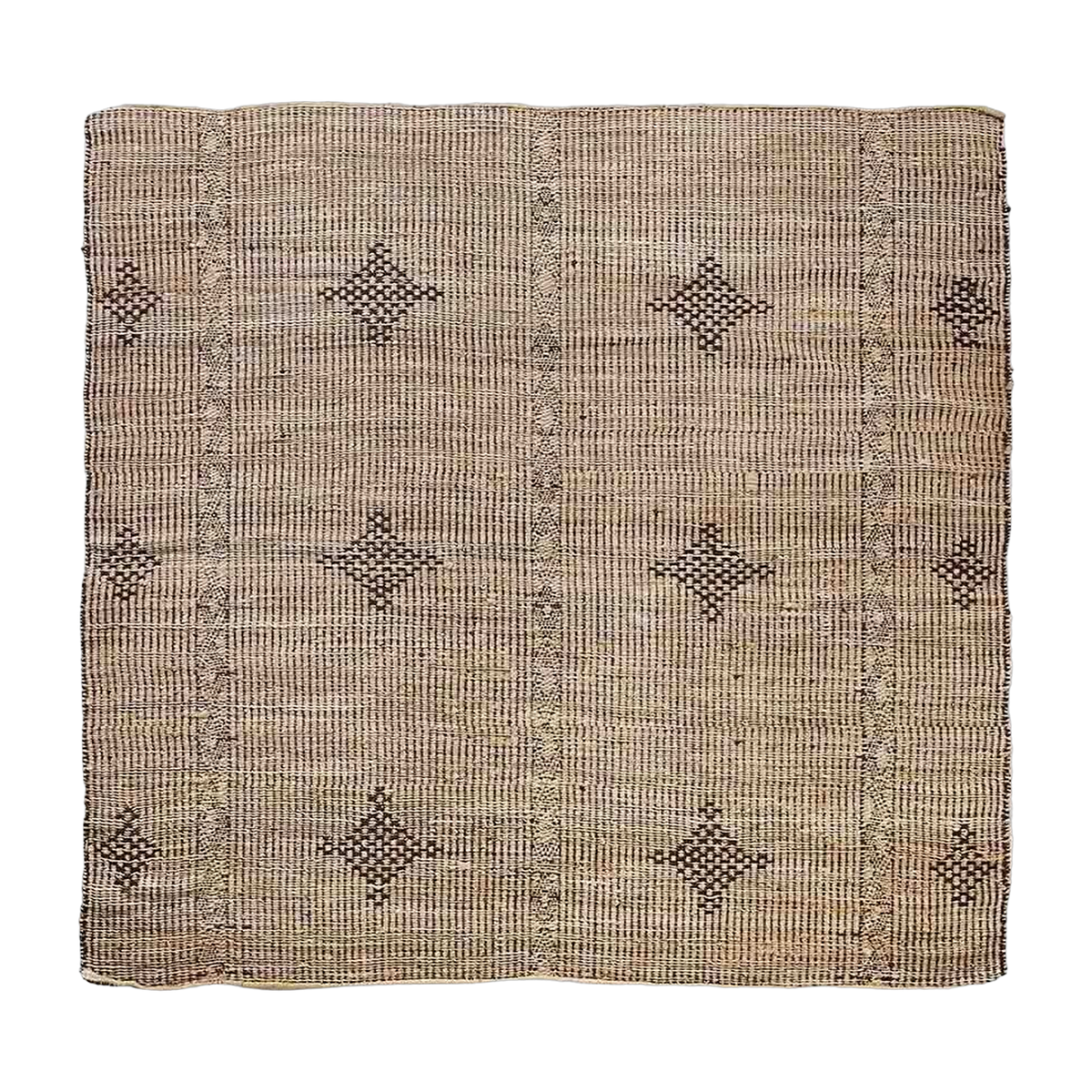 Tapis rustique en jute (200X200cm) - HKLIVING