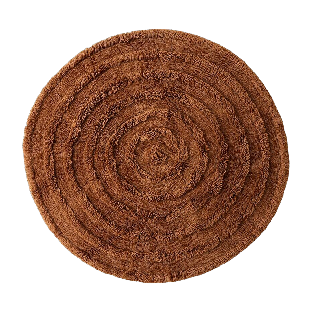 Round Wolle Rug Mahagoni (Ø150Cm) - HKliving