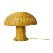 Rattan Table Lamp Mustard - HKliving