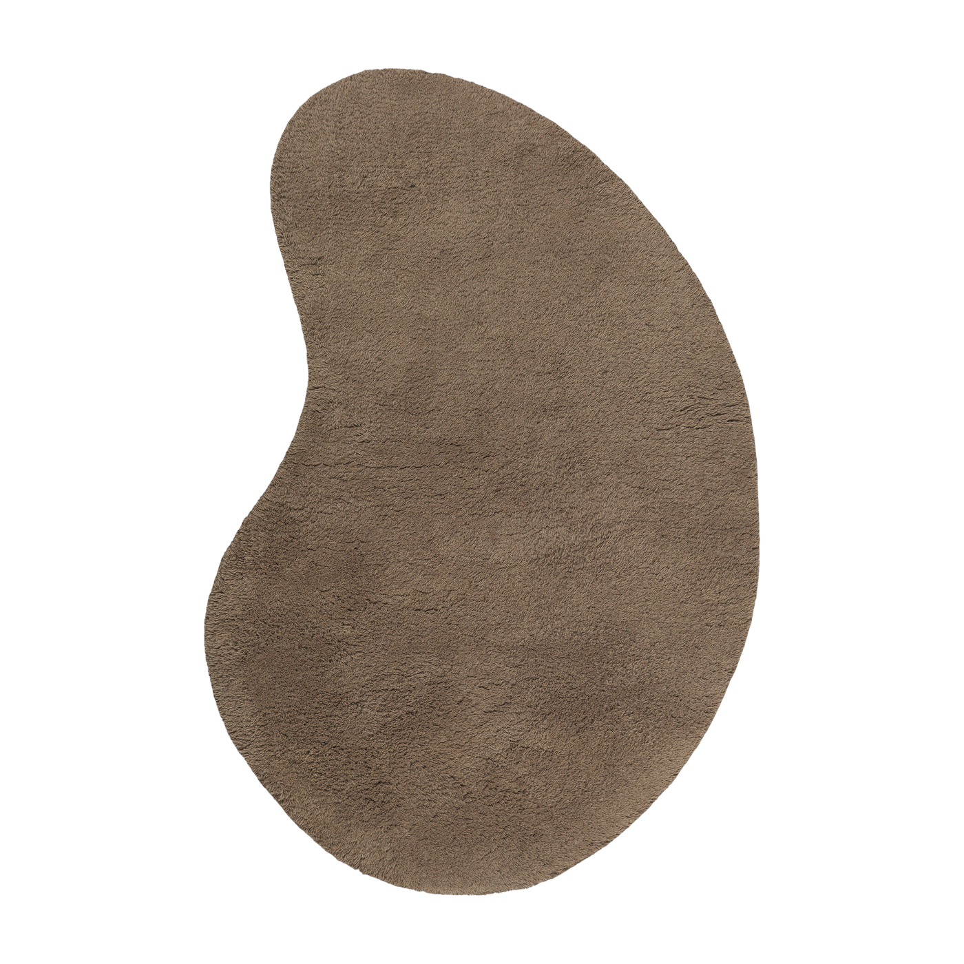 Ash brown wool rug 155 x 103 cm Forma - Ferm living