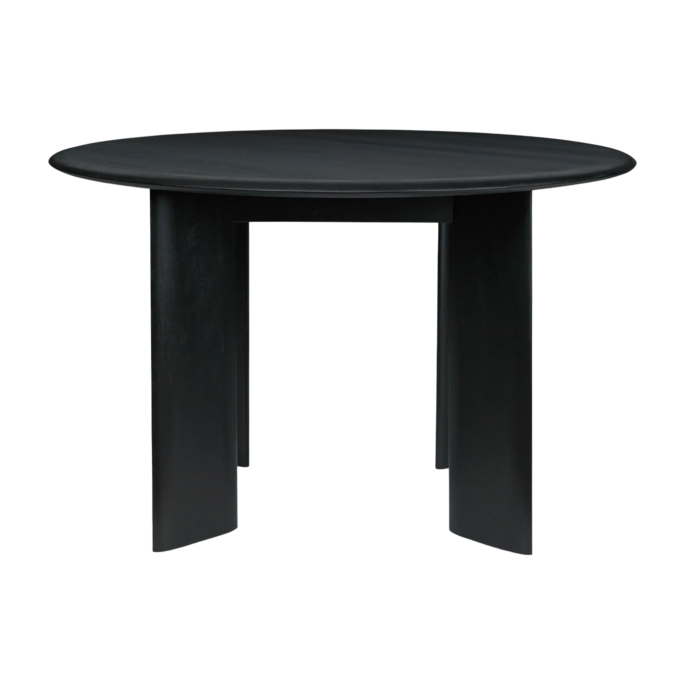 Table ronde in black oiled beech 117 cm Bevel - Ferm Living