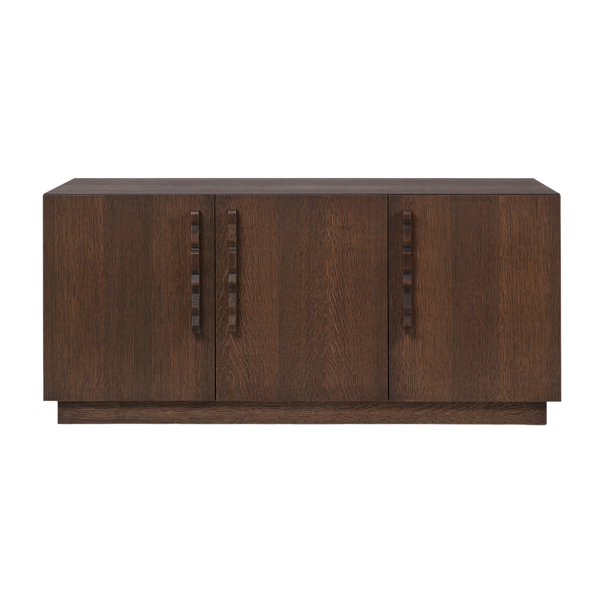 Buffet en chêne marron foncé 146 x 50 cm Unda - Ferm Living
