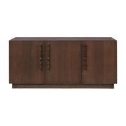Buffet en chêne marron foncé 146 x 50 cm Unda - Ferm Living