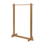 Natural oiled oak clothes rack 105 x 150 cm Bridge - Ferm Living