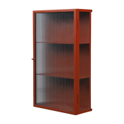 Wandschrank aus rotem Schilfglas Haze - - Ferm Living