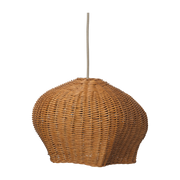 Natural woven rotin lampshade Drape - Ferm Living