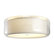 Ceiling lamp white blown glass 44cm Mercer C - Marset