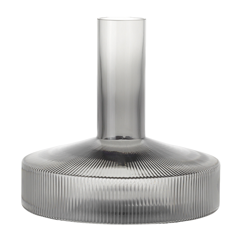 Smoked grey wine carafe Ripple - Ferm Living