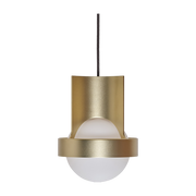 Lámpara colgante en aluminio dorado Loop - Tala