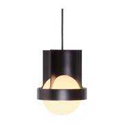 Lampada a sospensione in alluminio grigio fumé Loop - Tala