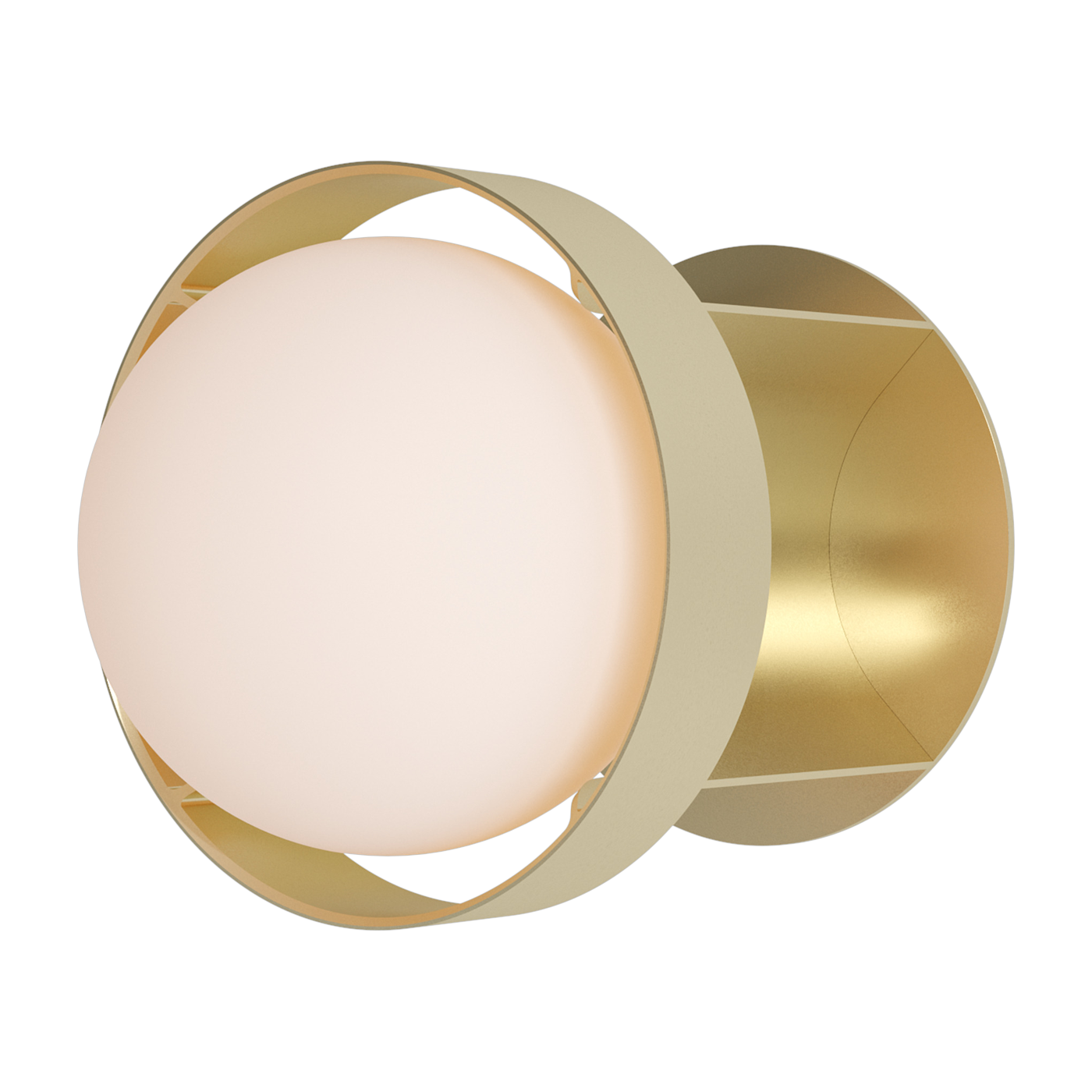 Pequeña lámpara de pared de aluminio dorado Loop - Tala