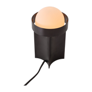 Petite lampe de table en aluminium gris fumé Loop - Tala