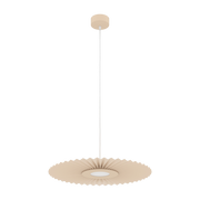 Suspension en textile et métal sable doré 50cm Carmen - Hartô