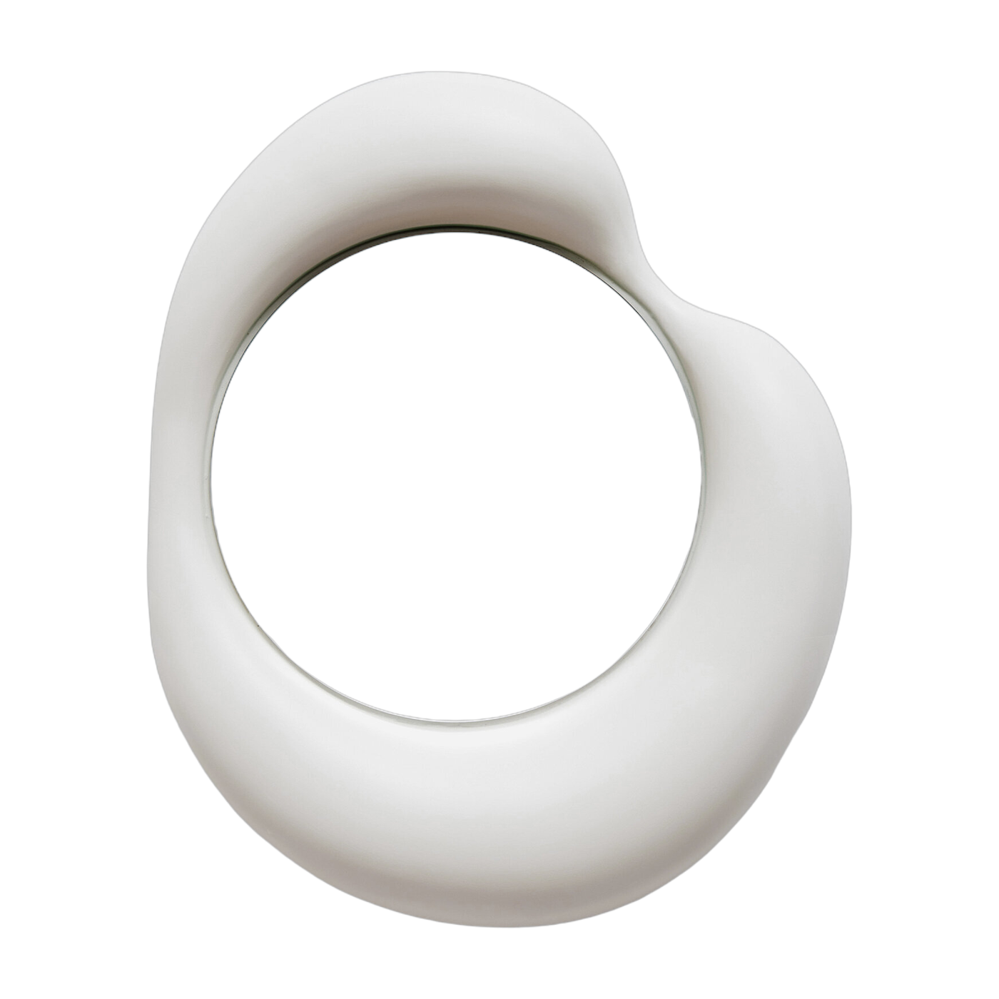 Kleiner Spiegel design aus weißer Keramik Ingres Auguste -. Moustache