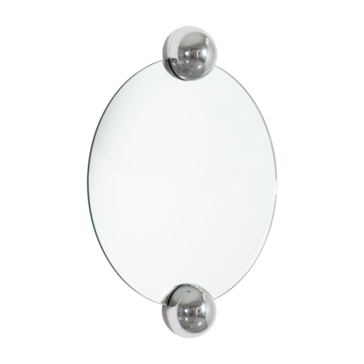 Espejo design oval plata Sphera Solstice - Moustache
