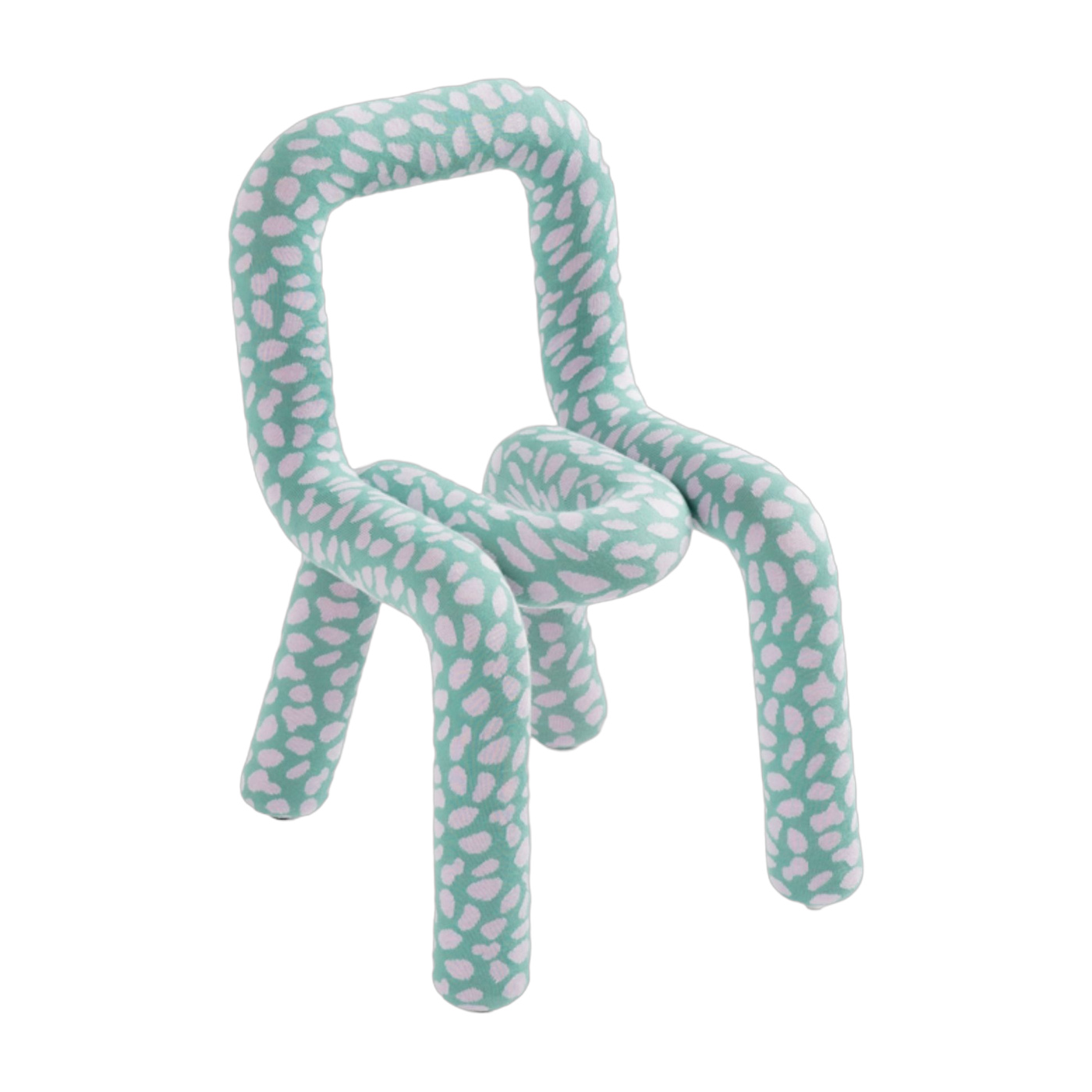 Chaise pour enfant en coton imprimé turtle Mini Bold - Moustache