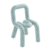 Sedia per bambini in cotone stampato tartaruga Mini Bold - Moustache