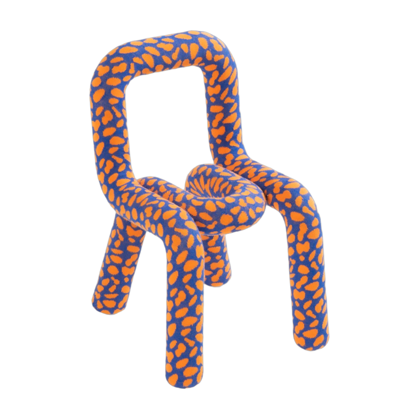 Chaise pour enfant en coton imprimé parrot Mini Bold - Moustache