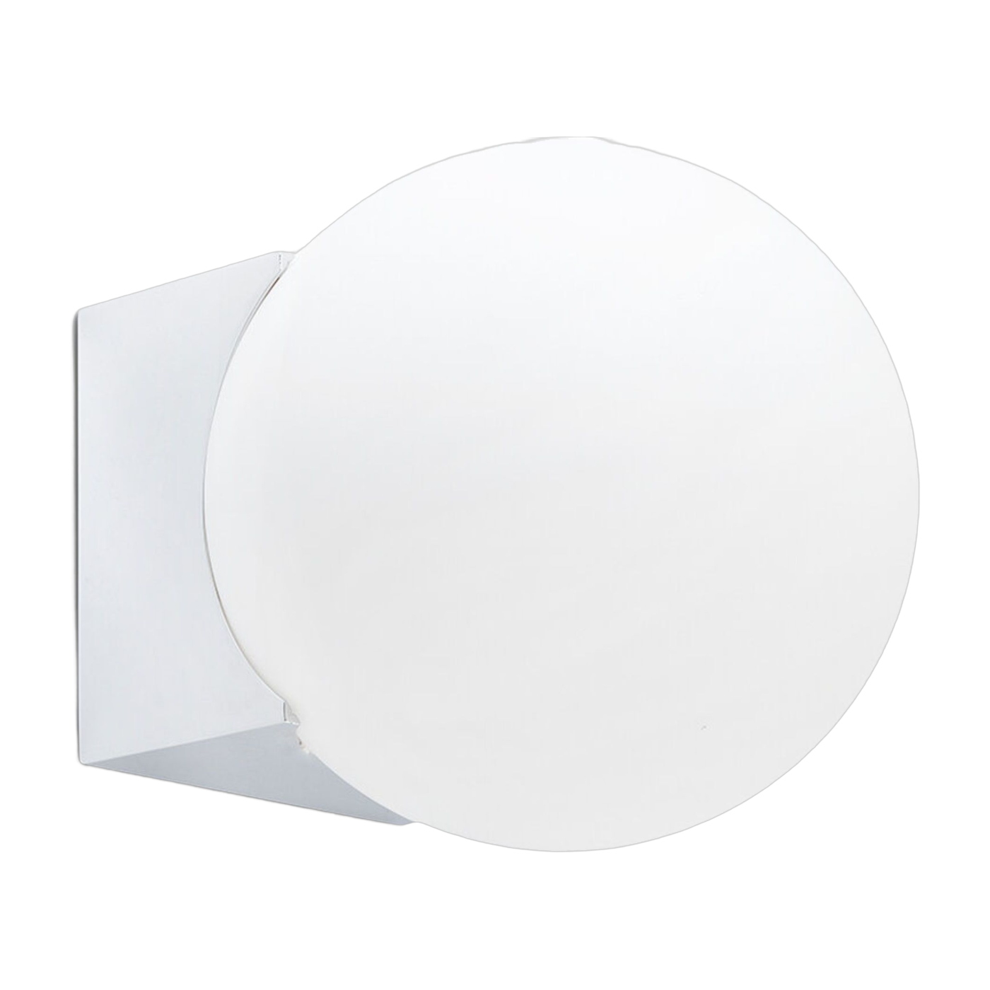 Chrome glass wall light 15 cm Lago - Faro Barcelona