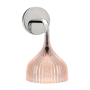 Lámpara de pared rosa transparente 13,5 cm E' - Kartell