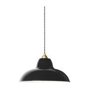 Lampada a sospensione in ottone e acciaio nero Original 1227 Midi Wide - Anglepoise