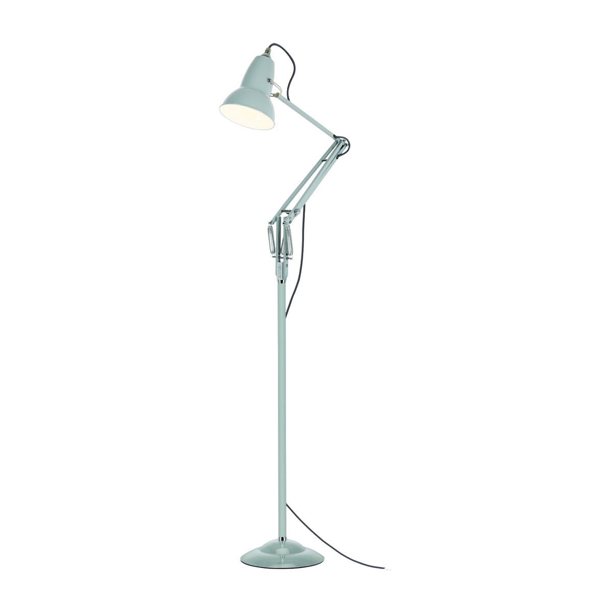 Stehleuchte aus grauem Stahl Original 1227 -. Anglepoise